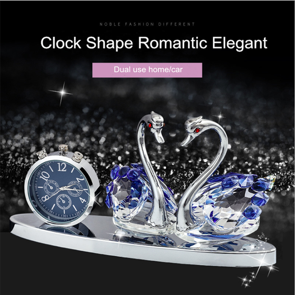 

promotional gift clock creative car interior ornament home car crystal perfume decoration