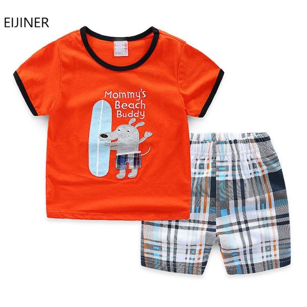 

girl boy clothes suits 2019 summer fashion style children short sleeve tshirt striped pant 2pcs/sets kids boys sets, White