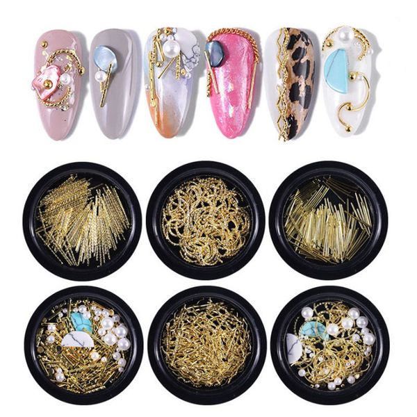 

1box nail art metal star moon mix 3d rhinestones beads ab sequins shiny glitter charm gem manicure accessories decoration, Silver;gold