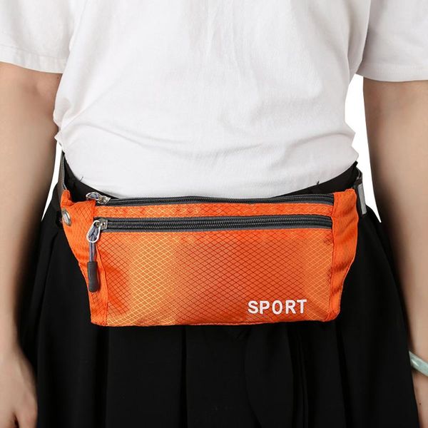 

waist chest sport belt bag lightweight waterproof nylon waist bag outdoor cycling hiking traveling running jogging