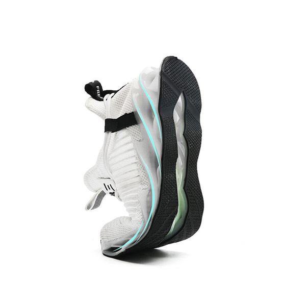 

2020 new cross-border blade mens shoes running sneakers shock absorption foreign trade mens sports casual shoes cool all-match trendy shoes, Black
