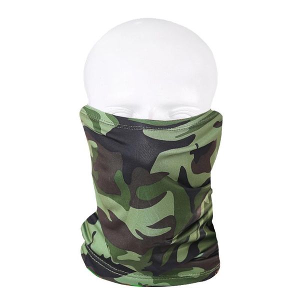

21 stijl camouflage polyester sjaals gezicht stofmasker outdoor sport fietsen bandana camping wandelen washouts hoofddeksels mag, Red