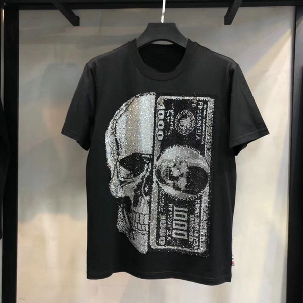 

2020ss pp new brand fashion 3d t-shirt funny print cup pour milk hip hop t-shirt men t shirt summer tees, White;black