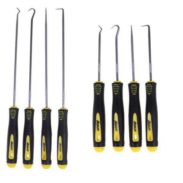

4pc extra long hook & pick up automotive car hook oil seal o-ring seal remover pick set craft hand tools set