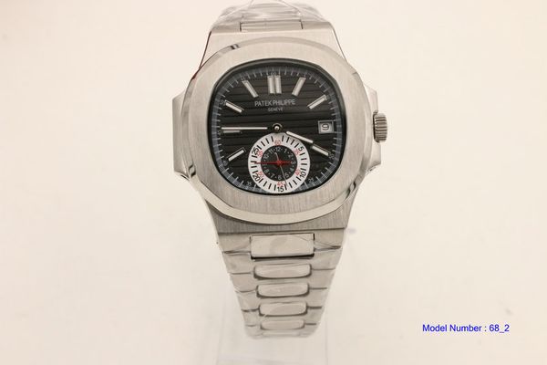 

luxury mens professional 300m james bond 007 blue dial sapphire nautilus automatic watch men's watches bd01, Slivery;brown