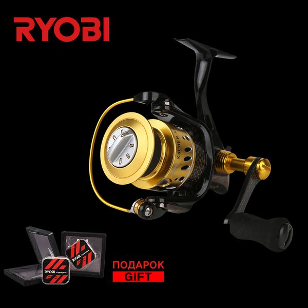 Ryobi Zauber CF 3000 Metal Wheel Corpo Carbono Handle FLAT EVA Botão 10 Rolamentos Carretel de Alumínio 5.0: 1 Velocidade Girando Carretel De Pesca