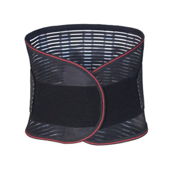 

lower back brace waist support for lower back pain breathable lumbar support belt for men and women waist training, Black;gray