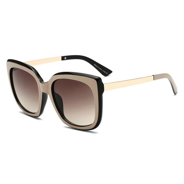 

mincl 2019 oversized sunglasses women vintage red black sunglasses for female big frame male shades with box nx, White;black