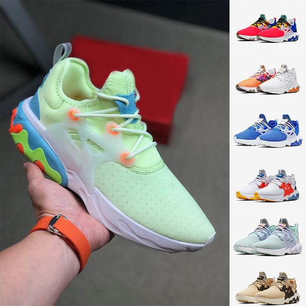 

casual shoes react men women casual shoes triple black white phantom red barely volt breathable leisure trianers eur36-45