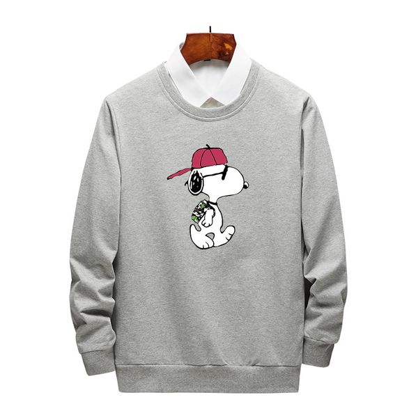 

mens designer sweatshirt fashion animal pattern trackshirt casual dog pattern pullover luxury wholesale autumn clothes for male 2020, Black
