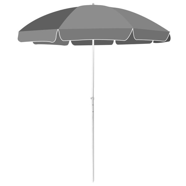 

beach umbrella 180 cm anthracite garden sets