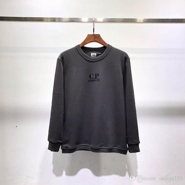 

мода č.p. company фуфайки улица бренд балахон осень и зима новый логотип логотип смещения печатных отражающую экипажа шеи свитер, White;black