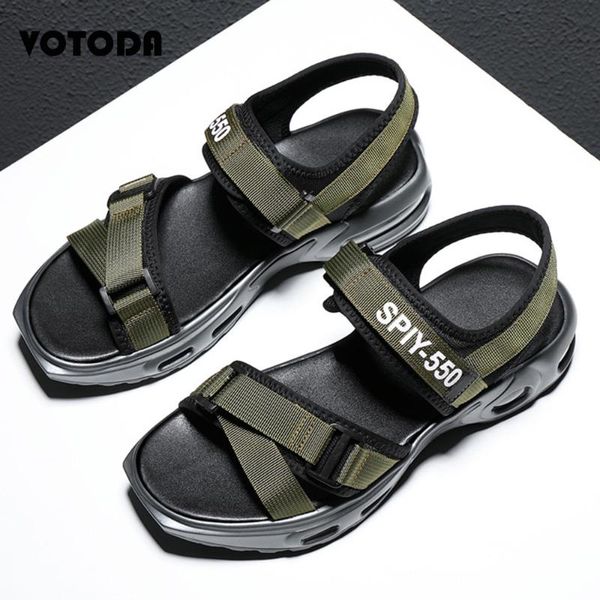 

summer beach shoes men sandals man mesh damping sandal air cushion flat non-slip outdoor seaside casual breathable sneakers shoe, Black