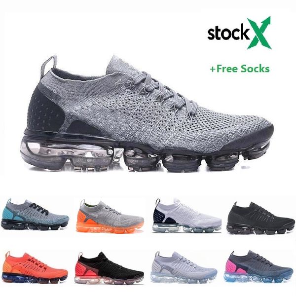 

stock x knit 2.0 fly 1.0 running shoes men women metallic gold triple black white grey red designer trainers sneakers 36-45