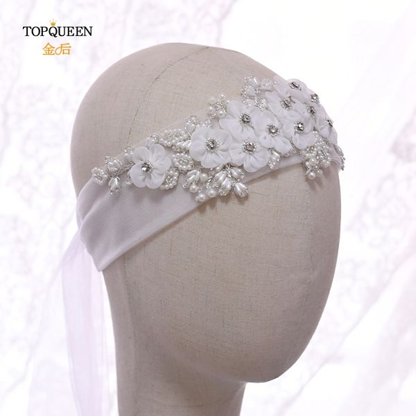 

ueen ws355 white embroidery flower wedding veil headband fashion elegant style headpieces wedding hair vinre for bride