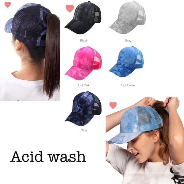 

ponytail ball cap messy buns trucker ponycaps plain baseball visor cap dad hat ponytail snapbacks 12pcs cny2184, Blue;gray