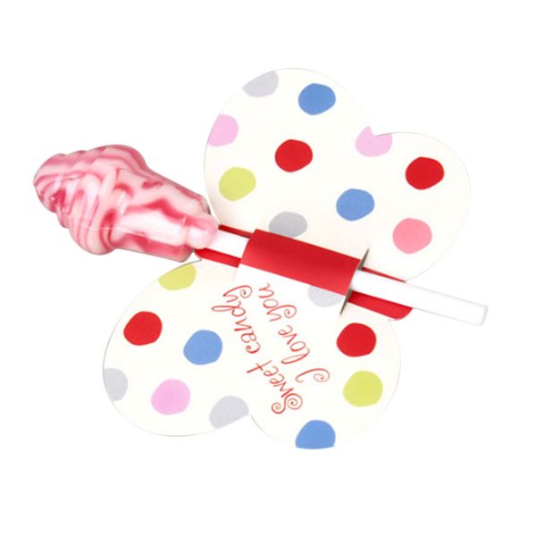 

lollipop decorative paper card diy decoration card baking tool cardboard