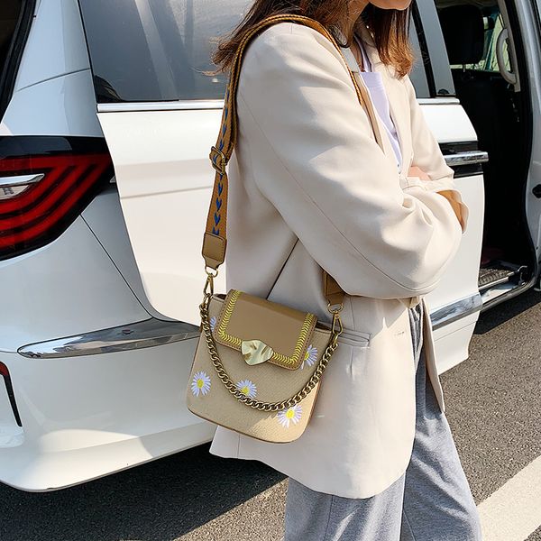 

2020 hot New Style Stripes Square Bags Women Purse Leather Tote shoulder Bags Classic Messenger Bag Retro quality Bolsos Daidai4/04