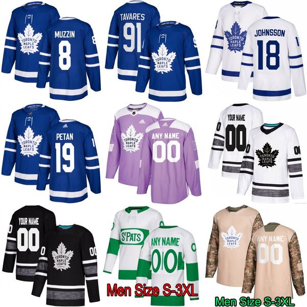 

19 Nic Petan2019 New Third Toronto Maple Leafs 8 Jake Muzzin Kasperi Kapanen 91 John Tavares 18 Andreas Johnsson Jersey