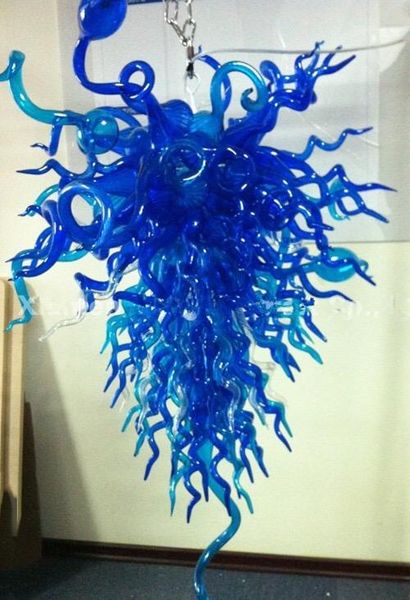 

blue glass chandelier ce/ul led light design home decoration murano glass chandelier pendant lamps