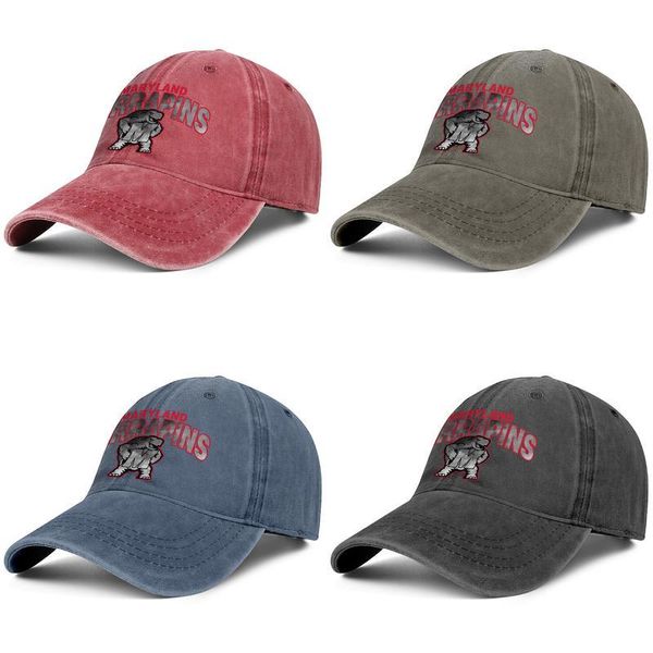 

maryland terrapins basketball core smoke logo black mens and womens trucker denim cap cool fitted custom design your own fashion trendy, Blue;gray