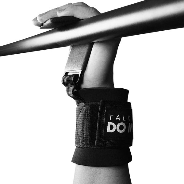 

1pair steel hooks power weight lifting gloves thick padded workout hook anti-skid pull up deadlifting guantes gym crossfit