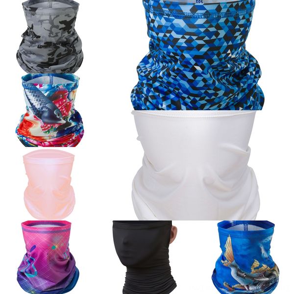 

0hngw fashion active face scarf mask print insect-proof hiking scarves outdoor camping neck scarfs sports men masks for fishing women, Black