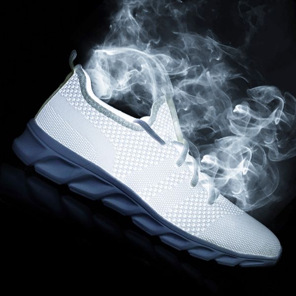 

blwbyl women's shoes sneakers flats sport footwear men women couple shoes new lovers casual lightweight large size, Black