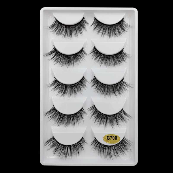 

false eyelashes ysdo 5 pairs 3d mink makeuplashes dramatic fluffy lashes natural hair long volume
