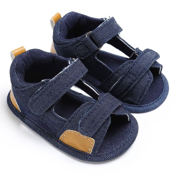 

2018baby boy girls sandal summer moccasins shoes casual cotton bottom anti-slip sandal 0-18m, Black;red