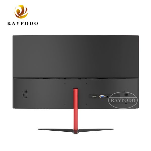 Raypodo 24 27-дюймовый PC Gaming Curiced 75 Гц 8 мс Монитор компьютера с кривизной 1800R