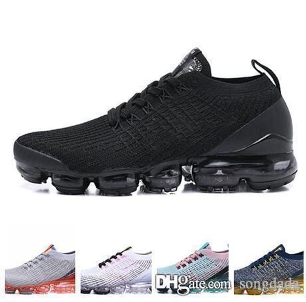 

2019 new fly 3 0 ca ual hoe air men and women bhm max orbit metallic gold triple black de igner hoe neaker trainer ize 36 45