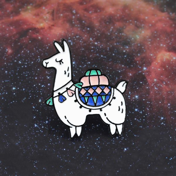 

Llama Pin милые животные альпака броши личность творческий брошь украсить одежду рюкзак хорошего качества и горячее надувательство