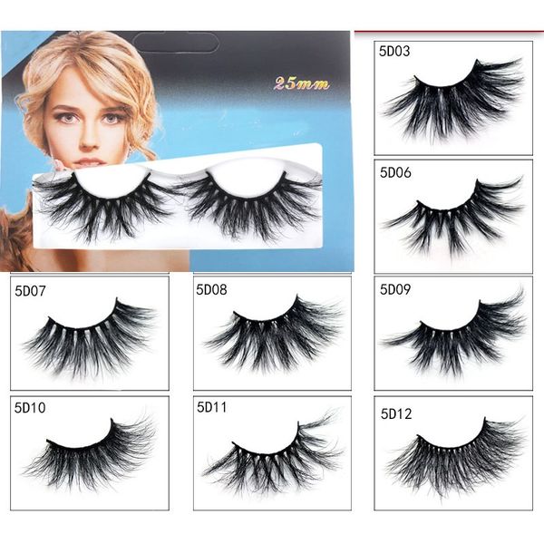 

3d mink lashes eyelashes false eyelashes big dramatic volumn mink lashes mink eye lashes thick fake eyelash party gifts 25mm dhl fa2101