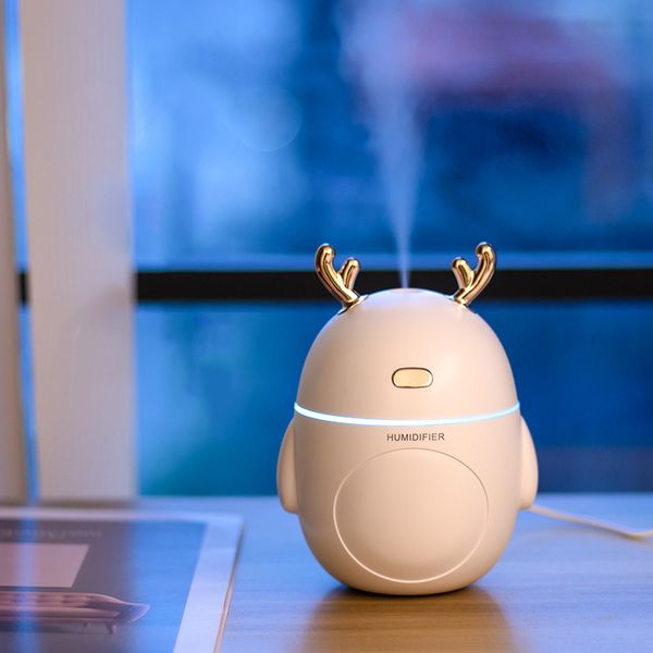 

mini air humidifier usb essential oil diffuser deer aromatherapy car air freshener purifier with lamp lights for home office