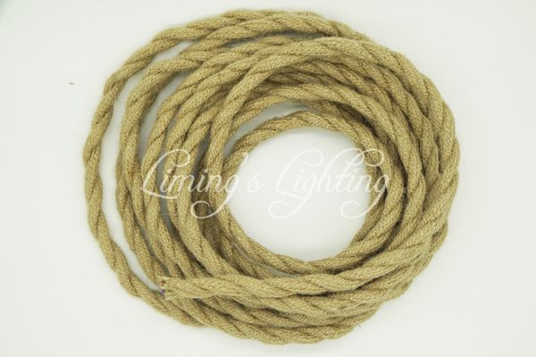 Freeshipping 100m / lot 2x0.75mm Corda Vintage fio torcido cabo Retro trançado Fio elétrico DIY luminária fio da lâmpada Vintage Cord