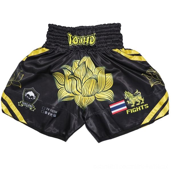 

lotus print muay thai fight shorts,mma boxing wear athletic & outdoor apparel shorts clothing training cage fighting grappling martial arts, Blue