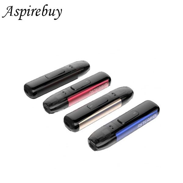 

Think Vape Asteroid Pod System Kit 420mAh Батарея 1.5 мл Емкость сока с воздушными отверстиями Устройство стручка размером с палец для удобной переноски