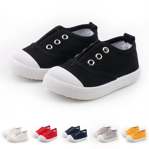 

детские холст кроссовки 6 цветов девочки мальчики дети обувь для ходьбы детская дизайнерская обувь оптом ss182-u, Black;red