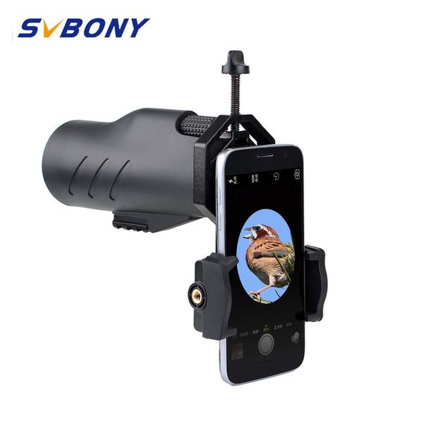 

svbony monocular 10x50/12x50 telescope bak4 prism waterproof broadband mc for hunting camping hiking w/cell phone adapter f9317
