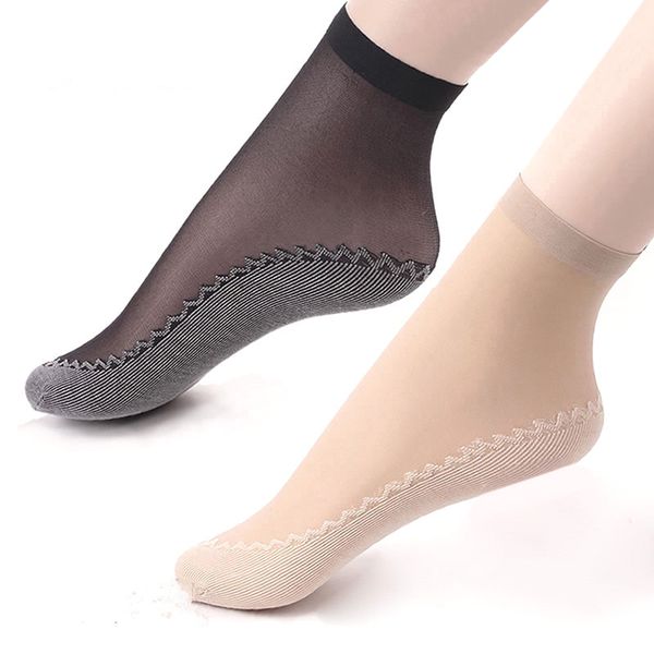 

5 pairs wear-resistant moisture wicking slip-resistant women anti slip cotton yoga socks ladies sport dance socks for women, Black