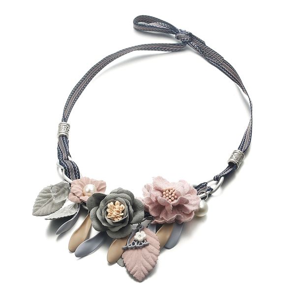 

match-right necklaces & pendants women statement/flower/vintage/lady/choker necklaces for women neck decoration chocker sp567, Silver