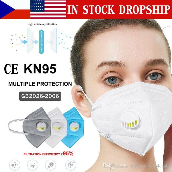 

n95 маска fda сертификат ce 5 слойная антипылевая маска для лица с клапаном dhl быстрая доставка