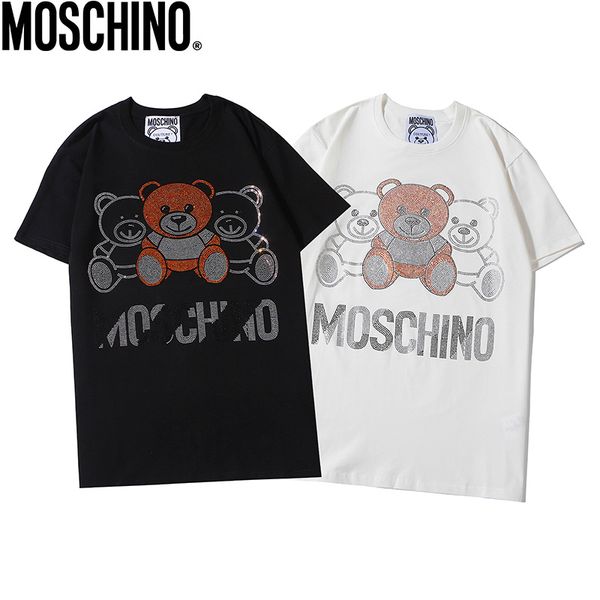 

men's t-shirts women's t-shirts cotton fashion and leisure circular collar t-shirts letter printing short sleeves fre10119, White