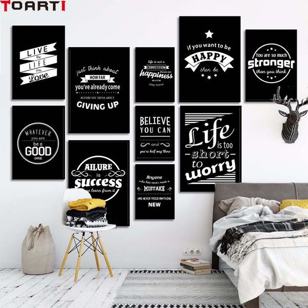 2019 Love Live Life Inspiring Life Quotes Wall Picture Painting Living Room Canvas Print Poster Wall Art Murals Modern Home Decor From Georgen 35 79
