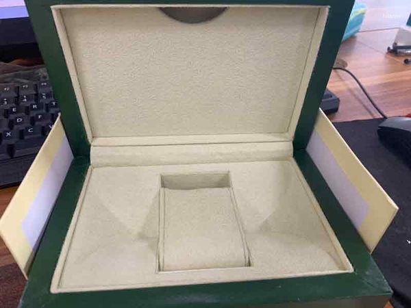 

watch box green brand watch box original with cards and papers certificates handbags box for 116610 116660 116710 watches, Black;blue