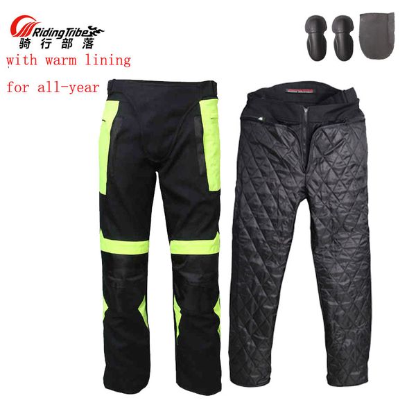 

2018 summer riding tribe motorcycle pants with warm lining body armor,summer mesh fabric moto motocross trousers & knee m - 4xl, Black;blue