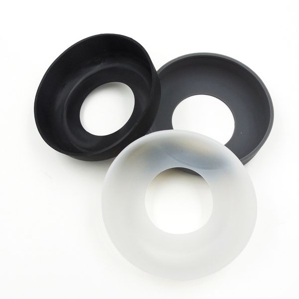 

silicone jewelry anti-wear silicone oil pot bottom cover glass oil bottle base cover, Black