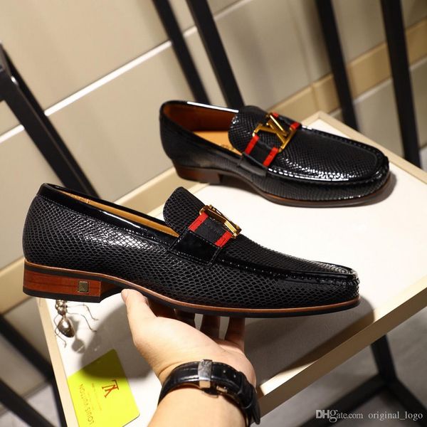 

8 louis vuitton gucci luxury men omen casual shoes genuine 608, Black