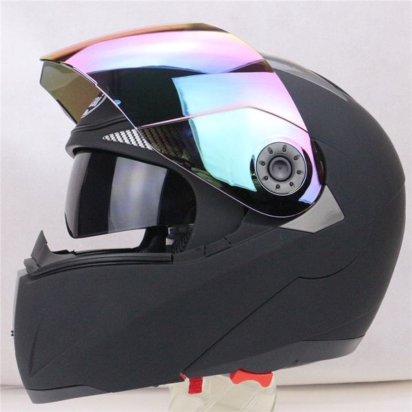 

Новый 5 Цветов DOT Dual Visor Откидной Мотоциклетный Шлем Анфас Мотокросс 2017